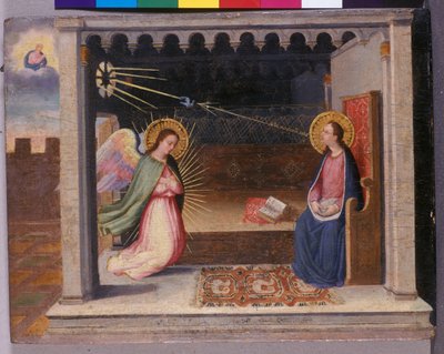 De Annunciatie, c.1500 door Italian School